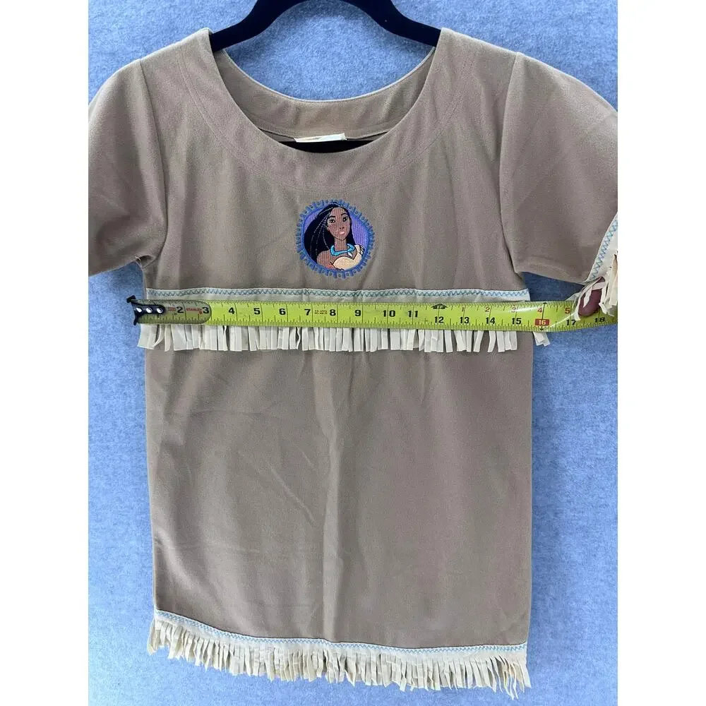 Vintage Disney Cutler's Girls sz 7/8 Pocahontas Cost Dress Halloween 90s pretend